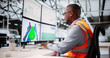 © Andrey Popov - Mechanical Engineer Uses CAD Software To Design Product