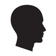 © Md - man head silhouette vector