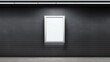 © Topa Studio - Blank white subway indoor advertisement light box. Mock-up design