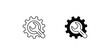 © Abdul - Setting set icon with white background vector stock illustration