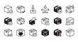 © MohammadAbdul - Collection of various package and delivery icons symbolizing logistics and service