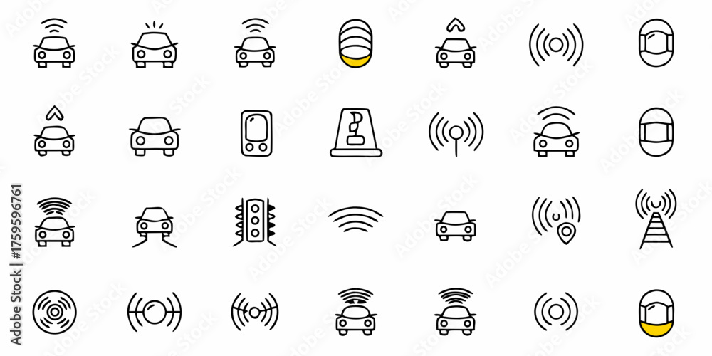 Mobile Machine Driver Icon Explore the Future of Mobility: A Dynamic Collection of Autonomous ...