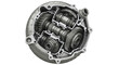 © PixelCrafted - Detailed cutaway view of complex automotive transmission gears and components isolated on transparent background