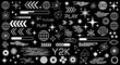 © John - A vector collection of abstract Y2K style design elements. Retro futuristic geometric shapes, icons, and symbols for modern projects