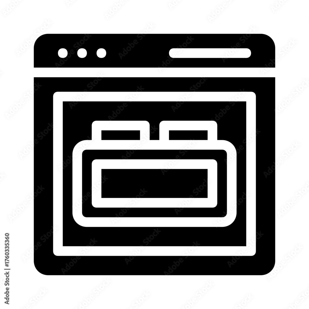 Computer screen display with a prominent file folder icon, representing ...
