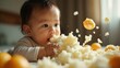 © er - Scenes of babies enjoying delicious food