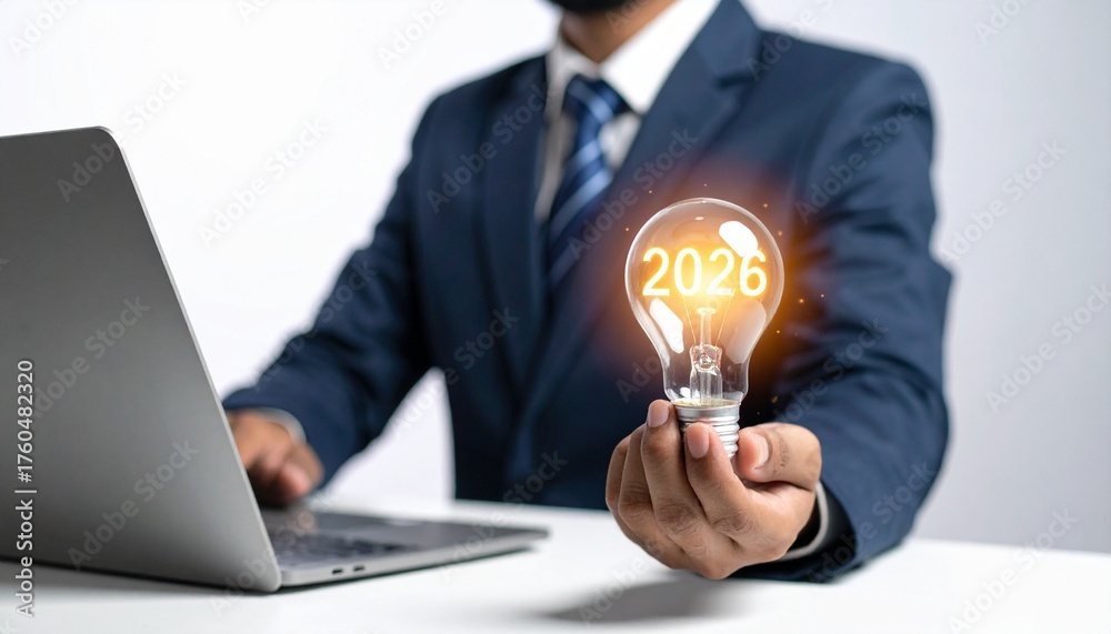 Innovative business strategy for 2026 new year goals and future success ...