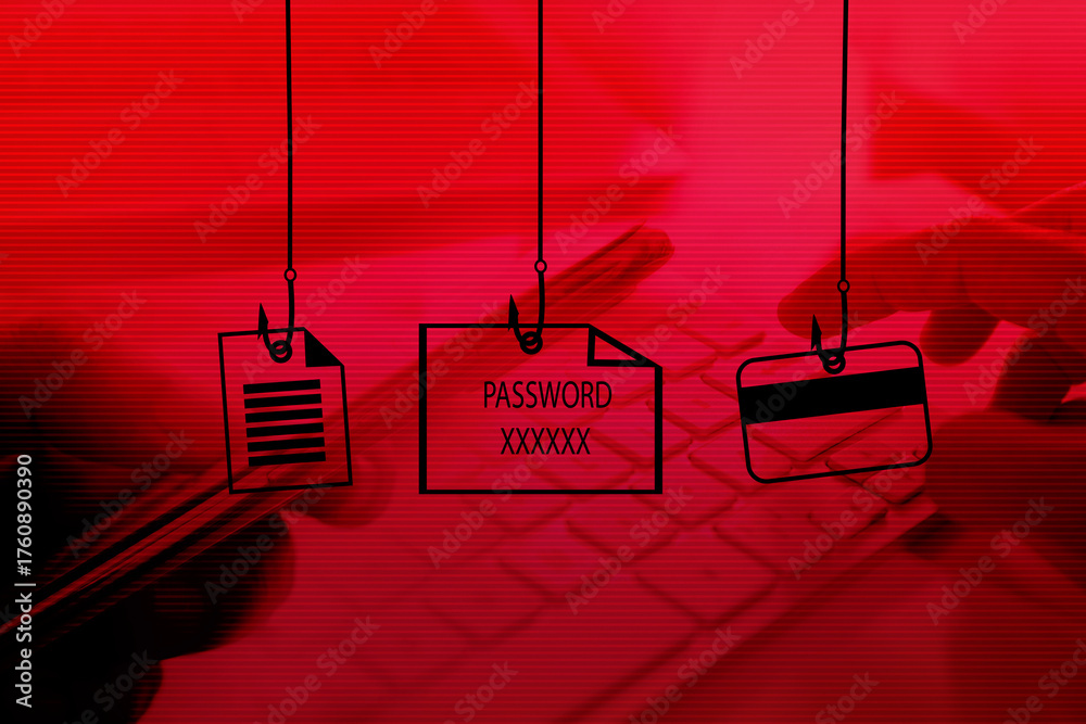 cyber crime phishing mail , security awareness to protect important ...