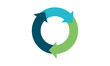 © RIMON - Circular arrow graphic representing a cyclical process or continuous loop