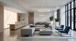 © Photqeey - A simple hotel lobby layout with minimalist furniture