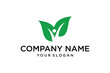 © bull - reen Leaf Human Figure Logo Template for Eco-Friendly Health and Wellness Brands