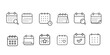© anouar - calendar set icon