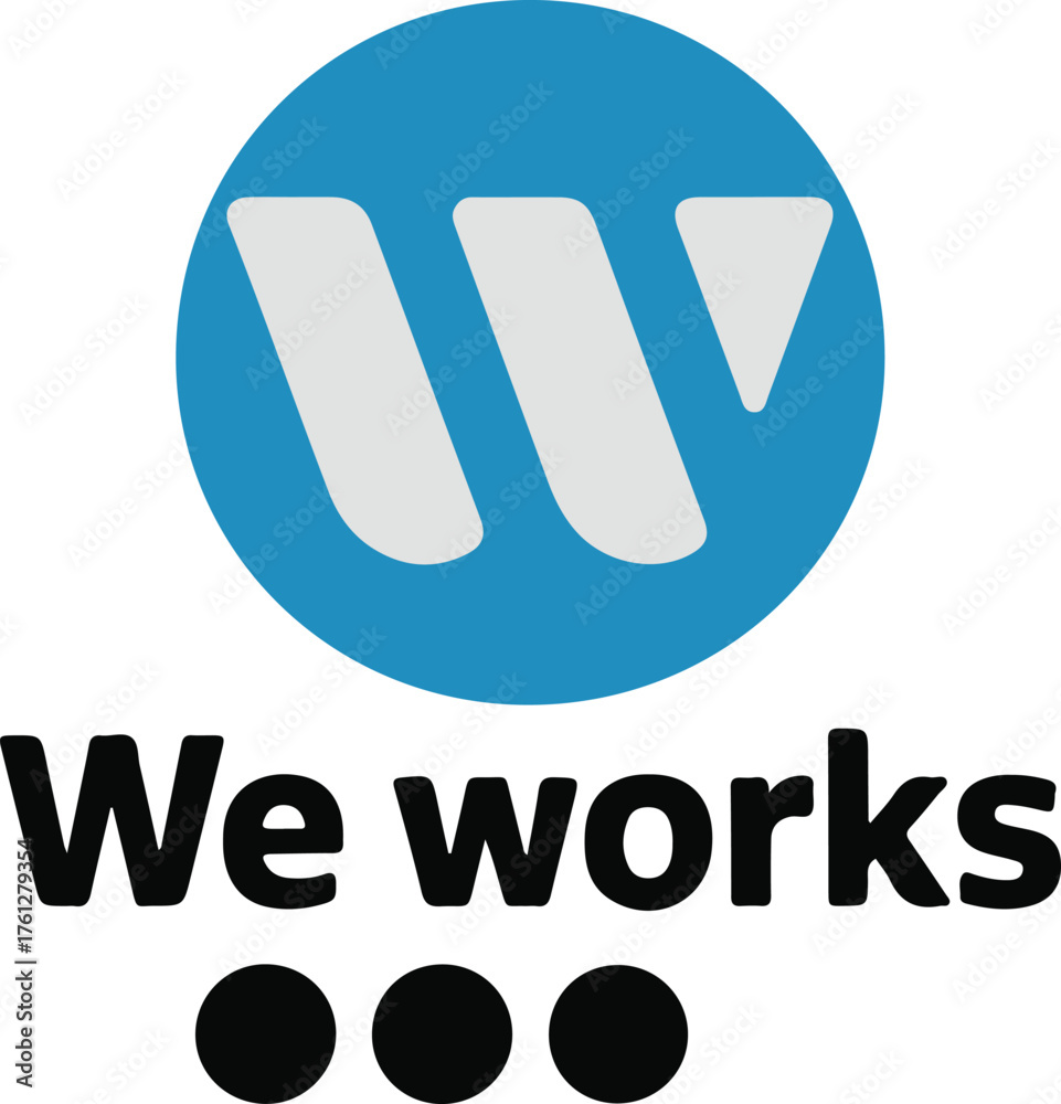 We Work Background Iconic wework logo with a clear transparent background for versatile ...