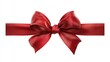 © Johannes - a red ribbon with a bow on a transparent background