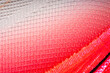 © MERCURY studio - Close up shot of Polyester Mesh fiber texture for background, Thermoplastic Foam Tech structure pattern.