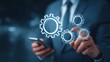 © Dao - Incident management, business technology concept. Operational excellence in IT operations. Process of efficiently identifying, diagnosing and resolving unexpected problems that occur in IT systems.