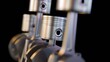 © Love Employee - A 3d illustration of pistons, connecting rods and crankshaft, conveying a sense of precision mechanical engineering and the core components of an internal combustion engine.