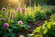 © Yaroslava - Companion Planting Colorful Palette in Flourishing Garden Bed