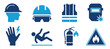 © Kovalova Ivanna - Construction site hazard icon set