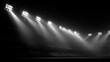 © Johannes - soccer stadium lights reflectors against black background no logos no brands ar 169