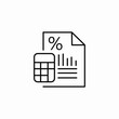 © Tunzala - report chart calculator icon sign vector