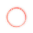 © Максим Славов - Bright red neon circle with energy swirl and glowing light beam. Futuristic luminous ring effect perfect for technology and design overlays.