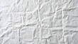 © M - White Crinkle Linen Texture Close-Up of Fabric with Soft Natural Folds
