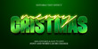 © Muh - Merry Christmas text effect with neon and 3d bold editable style