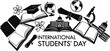 © Muhammad - Vector art of education theme for international students day