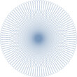 © Alfa - Intricate Circular Mandala Pattern Made of Blue Dots on Transparent Background Abstract Geometric Design