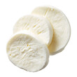 © southwind - Sliced fresh mozzarella cheese buffalo on transparent background