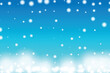 © Absarul - Winter snow background vctor illustration falling snowflakes on blue gradient vector design for seasonal wallpaper and festive decoration