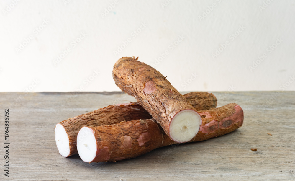 Strachy Roots Cassava roots are starchy, tuberous crops rich in carbohydrates ...