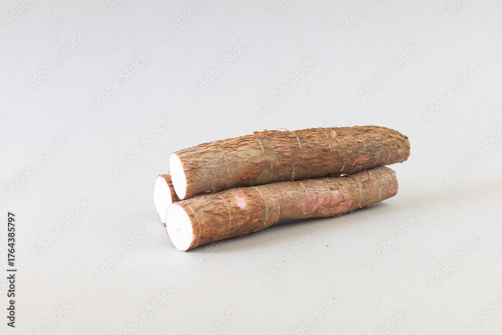 Strachy Roots Cassava roots are starchy, tuberous crops rich in carbohydrates ...