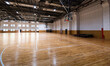 © xy - Indoor basketball court of the school