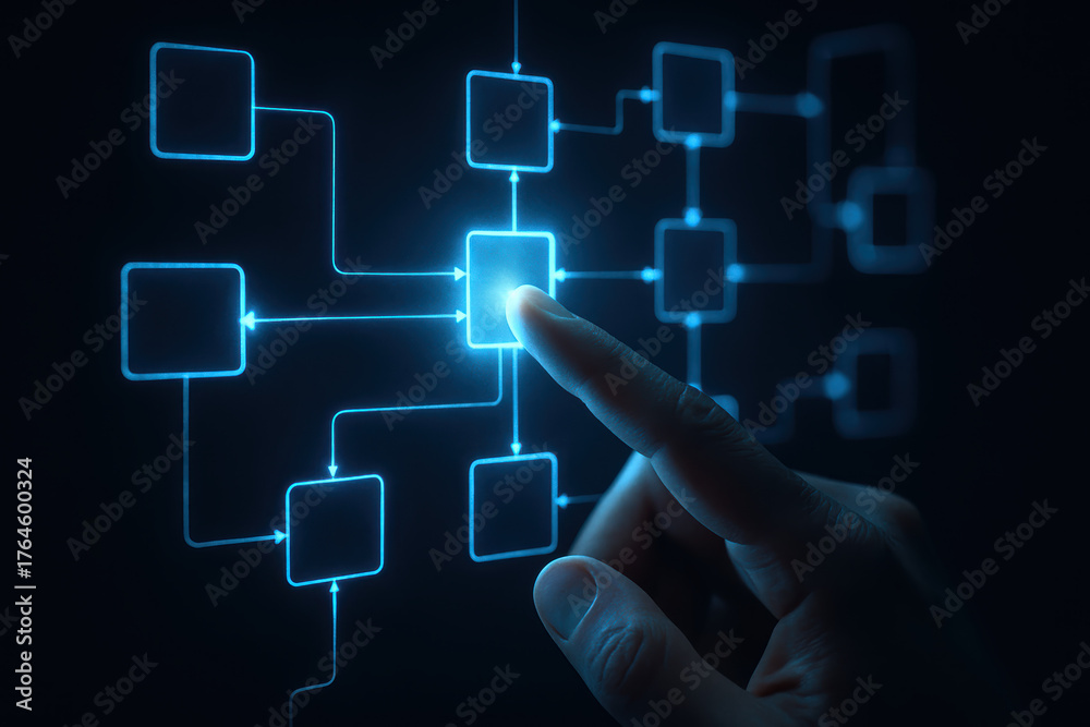 Program Connection Interaction Flowchart connections and sequence reveal innovative technology with ...