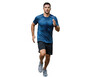 © Sharifarstore - Man running in athletic wear focused and determined on a dark stage transparent background