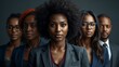 © Akhtar Zaman - African american business team leadership professional diversity corporate success together group on transparent background