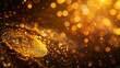 © Justlight - The merging of digital currencies and artificial intelligence is visually represented by a gold coin being consumed by an intelligent algorithm.