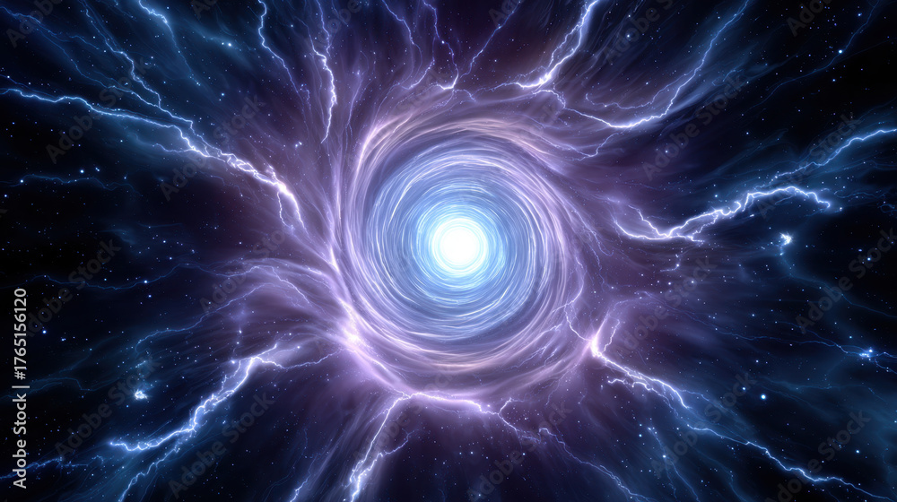 A luminous vortex portal space vortex energy swirl cosmic tunnel ...
