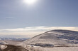 © Mila - Dempster Highway Canada. Winter mountain landscape.