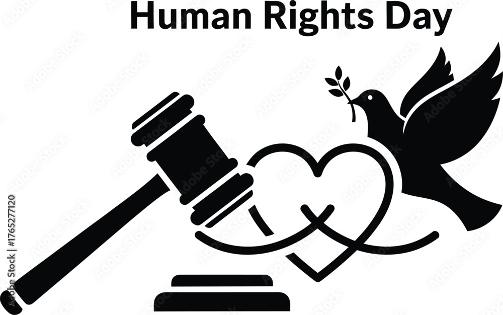 Peace Human Rights Commemorating human rights day a symbol of justice, peace, and love ...