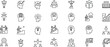 © Shibly - Collection of ancient egyptian hieroglyphs symbols and glyphs art illustration