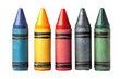 © Graha - Five crayons in vibrant colors