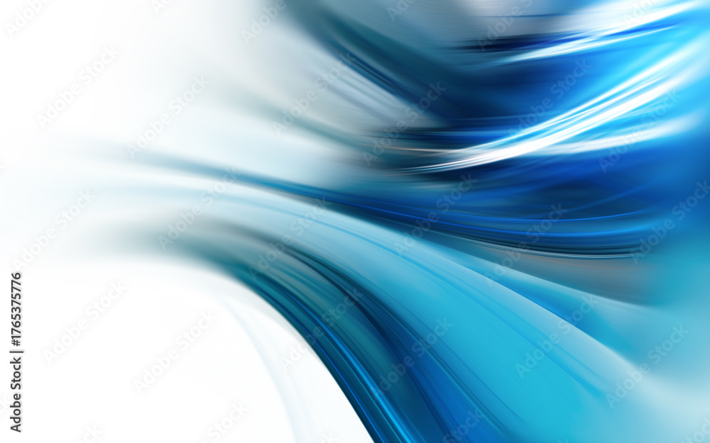 Flowing Blue and White Abstract Background Design for Visuals Stock ...