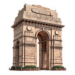 © Tatiana - India Gate isolated on transparent background. PNG.