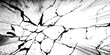 © annetdebar - Dramatic cracked mirror in black and white anime manga style for comic design