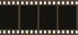 © MdSakibul - Classic film strip border with four blank frames ready for content insertion cinematic vintage media reel vector