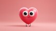 © Gulnaz - A cartoon heart with big eyes and a smile on its face