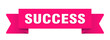 © BHM - success ribbon isolated on transparent background. success ribbon